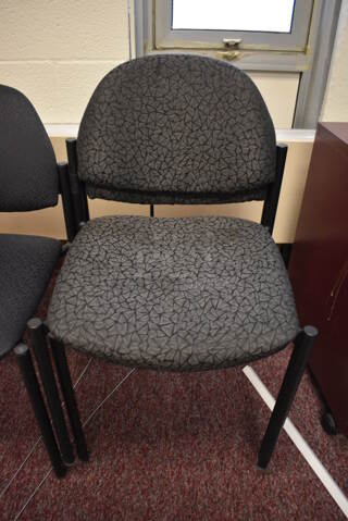 3 Various Black and Gray Chairs. 20x18x32. 3 Times Your Bid! (Whitaker Hall - Room 132 - Office B)