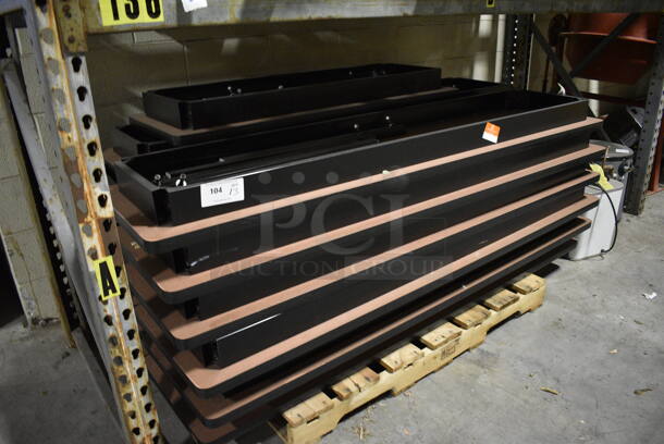 13 Metal Collapsible Tables. 72x18x5. 13 Times Your Bid! (facilities) - Image 4 of 4