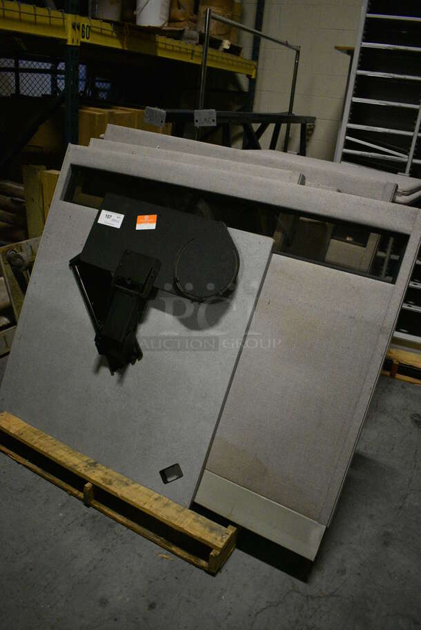 ALL ONE MONEY! PALLET LOT Includes Desk Pieces! Includes 54x42x2.5. (facilities) - Image 2 of 5