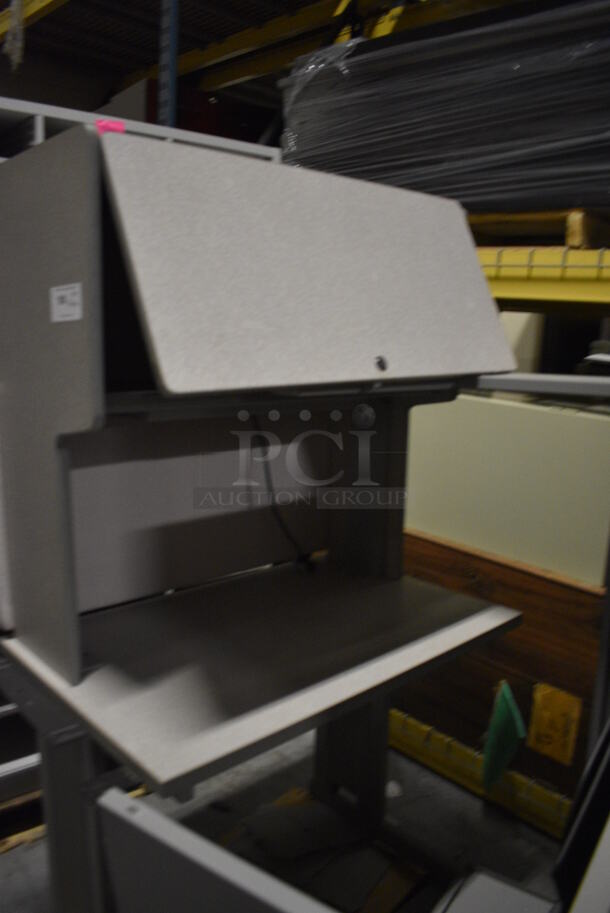 ALL ONE MONEY! PALLET LOT Includes Desks and Cabinet! Includes 54x30x30. (facilities) - Image 3 of 4