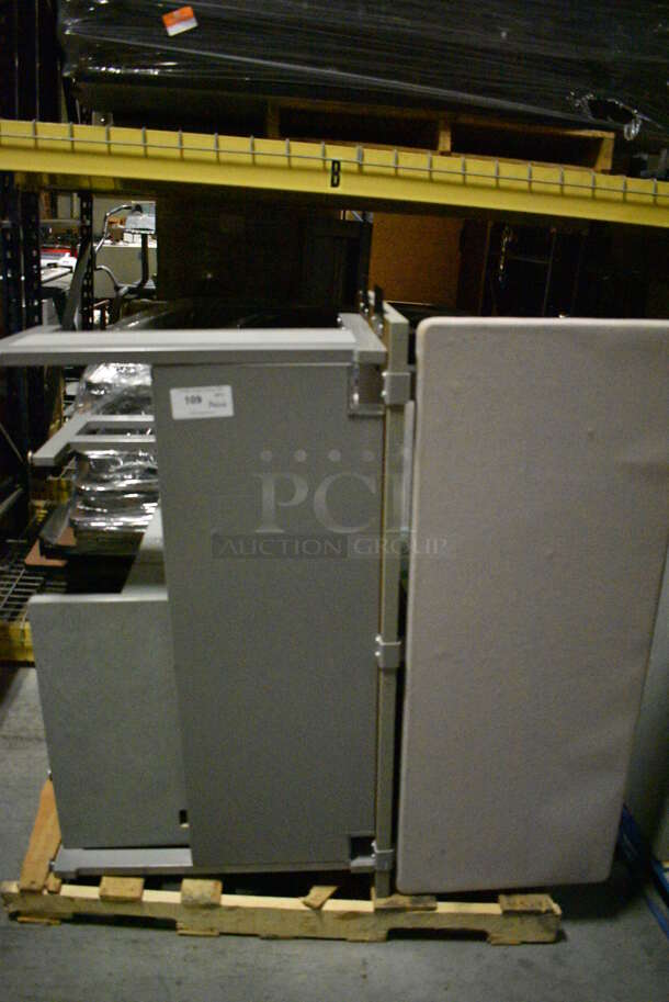 ALL ONE MONEY! PALLET LOT Includes Desk and Filing Cabinet! Includes 48x24x48. (facilities) - Image 1 of 5