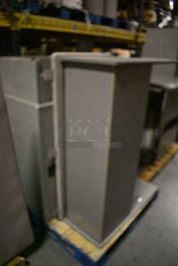ALL ONE MONEY! PALLET LOT Includes Desk and Overhead Cabinet! Includes 47x16x34. (facilities) - Image 4 of 5