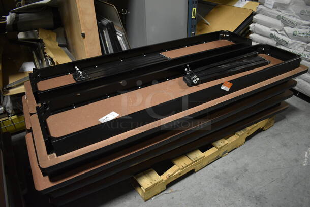 8 Collapsible Tables. 72x18x5. 8 Times Your Bid! (facilities) - Image 1 of 3