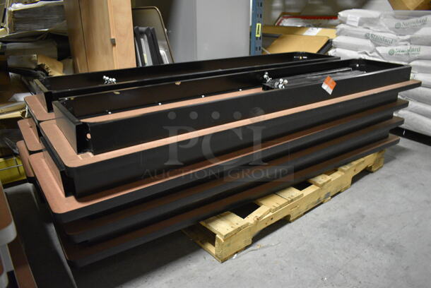 8 Collapsible Tables. 72x18x5. 8 Times Your Bid! (facilities) - Image 2 of 3