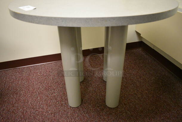 Gray Round Table. 36x36x29. (Whitaker Hall - Room 132 - Office D) - Image 3 of 3