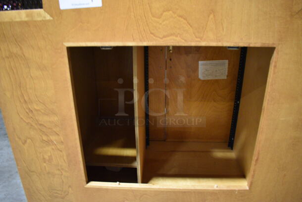 Wooden Cabinet on Commercial Casters. 40x27.5x40. (facilities) - Image 5 of 6