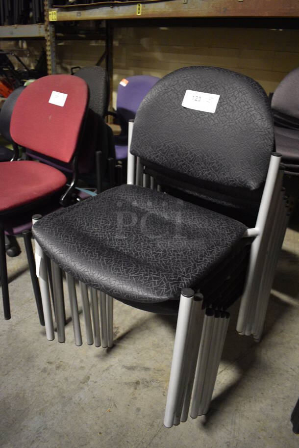 7 Black Chairs. 19x19x32. 7 Times Your Bid! (facilities) - Image 2 of 3