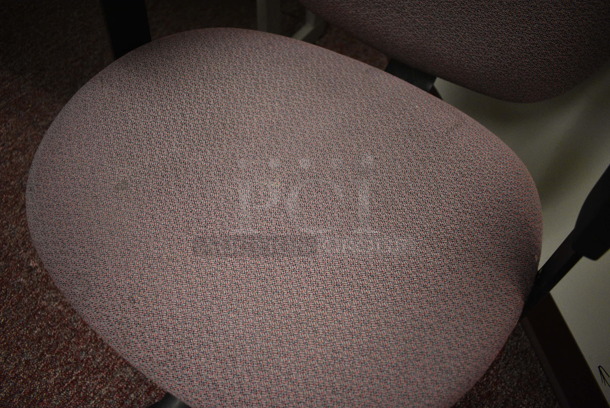 Light Purple Office Chair w/ Arm Rests on Casters. 24x22x34. (Whitaker Hall - Room 132 - Office E) - Image 3 of 3