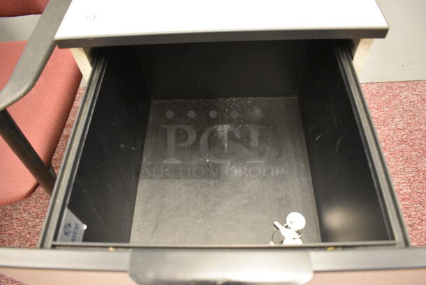 Gray 2 Drawer Filing Cabinet on Casters. 16x21x28. (Whitaker Hall - Room 132 - Office F) - Image 3 of 4