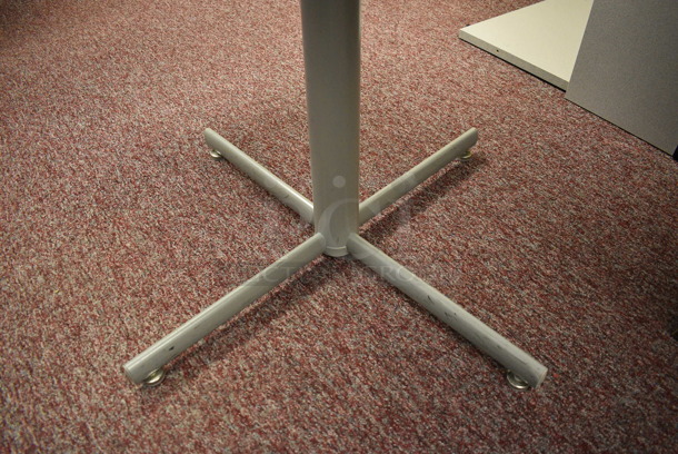 Gray Round Table. 36x36x29. (Whitaker Hall - Room 132 - Office F) - Image 3 of 3