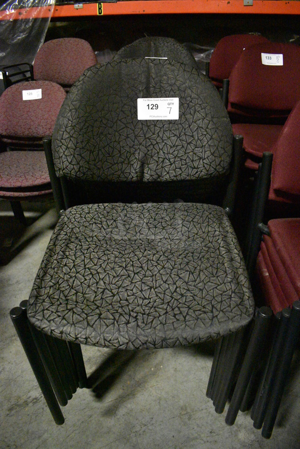 8 Black Chairs. 19x19x32. 8 Times Your Bid! (facilities)