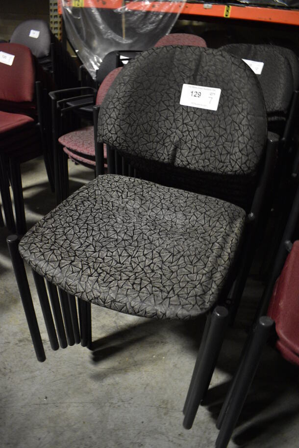 8 Black Chairs. 19x19x32. 8 Times Your Bid! (facilities) - Image 2 of 4