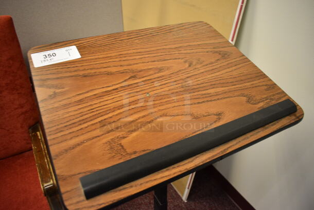 Wood Pattern Podium. 20x16x40. (Whitaker Hall - Room 132 - Office F) - Image 3 of 3