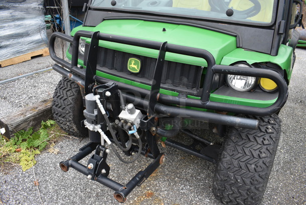 2007 John Deere Gator HPX 4x4 Gas Powered Utility Vehicle. Comes w/ Snow Plow Attachment Not Shown In Pictures! 3,109 Hours. Vehicle Runs and Drives! See Lot #12 For Additional Pictures. 52x120x74. This Item Needs To Be Removed On Pick Up Day: 2/10/21 - Image 3 of 12