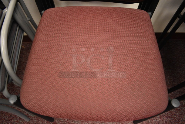 4 Maroon Chairs. 20x18x32. 4 Times Your Bid! 20x18x32. (Whitaker Hall - Room 132 - Office H) - Image 3 of 5