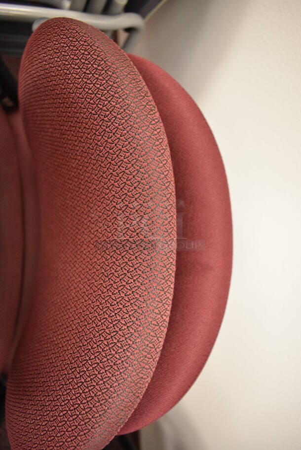 4 Maroon Chairs. 20x18x32. 4 Times Your Bid! 20x18x32. (Whitaker Hall - Room 132 - Office H) - Image 5 of 5
