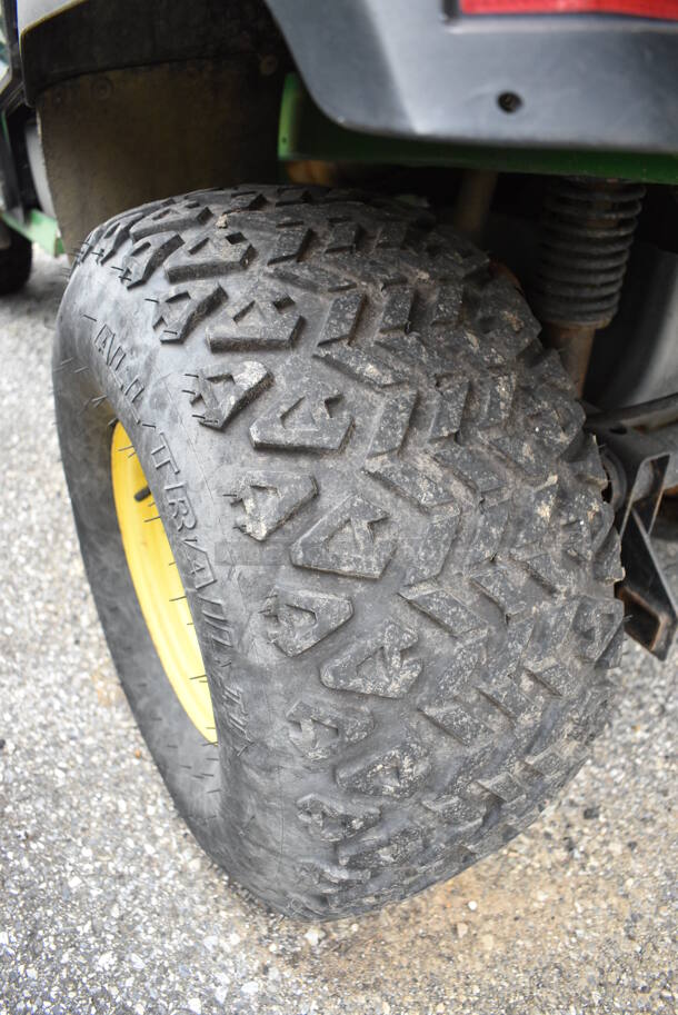 2007 John Deere Gator HPX 4x4 Gas Powered Utility Vehicle. Comes w/ Snow Plow Attachment Not Shown In Pictures! 3,109 Hours. Vehicle Runs and Drives! See Lot #12 For Additional Pictures. 52x120x74. This Item Needs To Be Removed On Pick Up Day: 2/10/21 - Image 7 of 12
