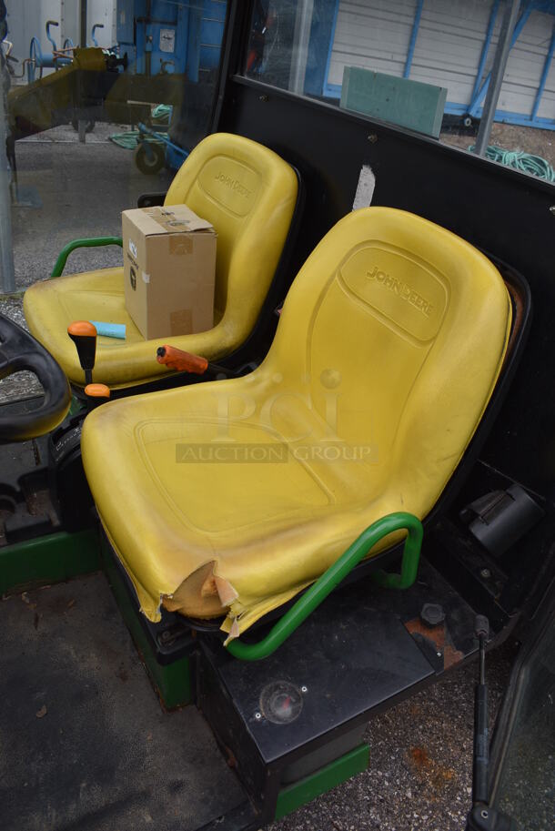 2007 John Deere Gator HPX 4x4 Gas Powered Utility Vehicle. Comes w/ Snow Plow Attachment Not Shown In Pictures! 3,109 Hours. Vehicle Runs and Drives! See Lot #12 For Additional Pictures. 52x120x74. This Item Needs To Be Removed On Pick Up Day: 2/10/21 - Image 11 of 12
