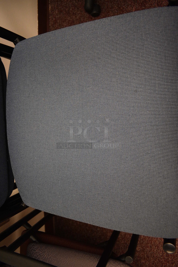 5 Blue Chairs. 18x17x32. 5 Times Your Bid! (Whitaker Hall - Room 132 - Office H) - Image 3 of 3