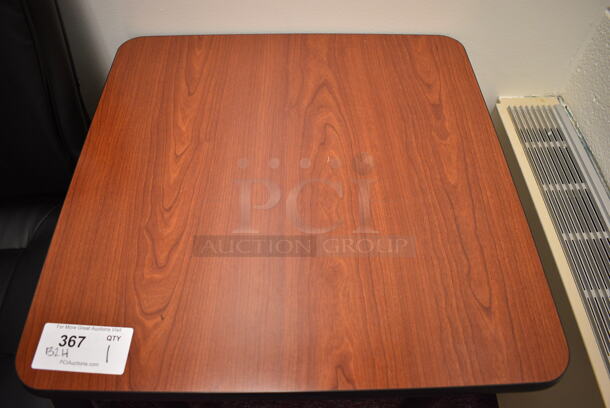 Wood Pattern Table. 24x24x29. (Whitaker Hall - Room 132 - Office H) - Image 2 of 3
