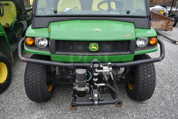 2009 John Deere Gator XUV 620i 4x4 Gas Powered Utility Vehicle. Comes w/ Snow Plow Attachment That Is Not Shown In Pictures! 2,184 Hours. Vehicle Runs and Drives! See Lot #14 For Additional Pictures. 62x120x74. This Item Needs To Be Removed On Pick Up Day: 2/10/21 - Image 3 of 12