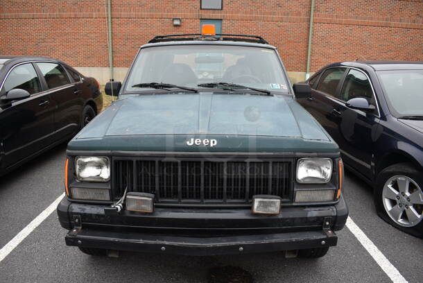 1995 Jeep Cherokee 4.0 Litre High Output SUV. Odometer Reads 114,790. VIN 1J4FJ68S4SL645939. Title In Hand. Vehicle Runs and Drives! See Lot #8 For Additional Pictures. This Item Needs To Be Removed On Pick Up Day: 2/10/21 - Image 2 of 12