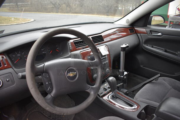 2008 Chevy Impala LS 4 Door Sedan w/ 3500V6 Engine. Odometer Reads 98,719. VIN 2G1WB55K581249284. Title In Hand. Vehicle Runs and Drives! See Lot #10 For Additional Pictures.  This Item Needs To Be Removed On Pick Up Day: 2/10/21 - Image 9 of 11
