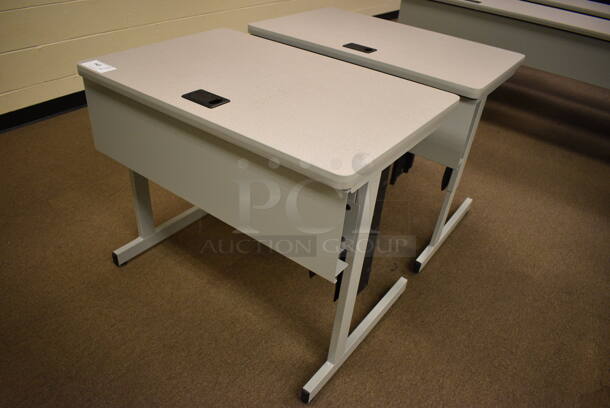2 Computer Desks. 35.5x28x29. 2 Times Your Bid! (John N. Hall Tech - Room 103) - Image 2 of 4