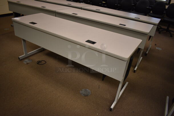 5 Computer Desks. 71.5x28x29. 5 Times Your Bid! (John N. Hall Tech - Room 103) - Image 2 of 4