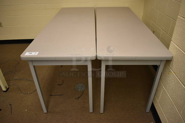 2 Tables. 71.5x24x29. 2 Times Your Bid! (John N. Hall Tech - Room 103)  - Image 1 of 4