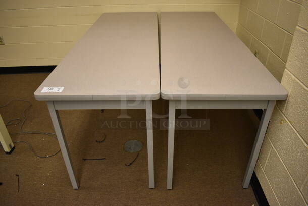 2 Tables. 71.5x24x29. 2 Times Your Bid! (John N. Hall Tech - Room 103) 