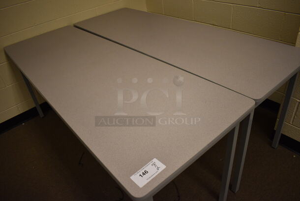 2 Tables. 71.5x24x29. 2 Times Your Bid! (John N. Hall Tech - Room 103)  - Image 3 of 4