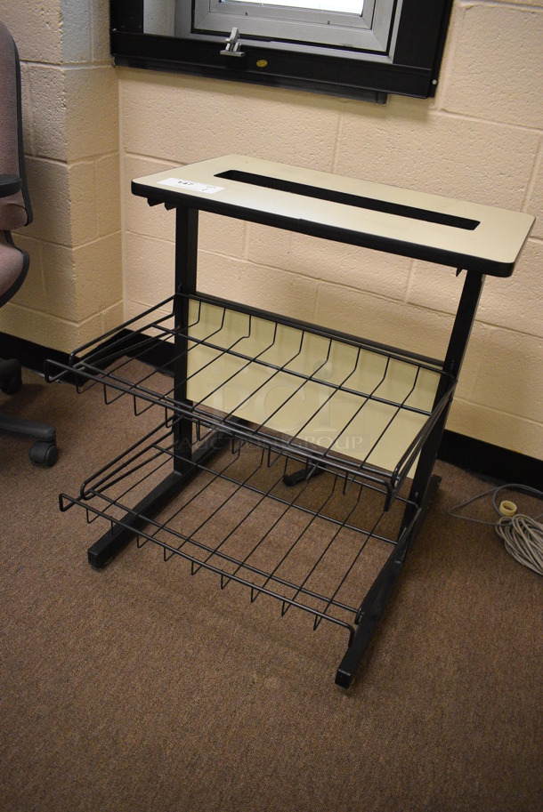 Cart w/ 2 Basket Style Undershelves. 24x25x27. (John N. Hall Tech - Room 103) - Image 3 of 4