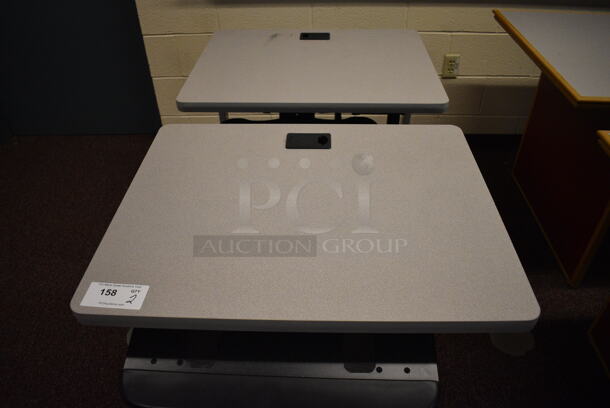 2 Computer Desks. 29.5x28x29. 2 Times Your Bid! (John N. Hall Tech - Room 101) - Image 3 of 4