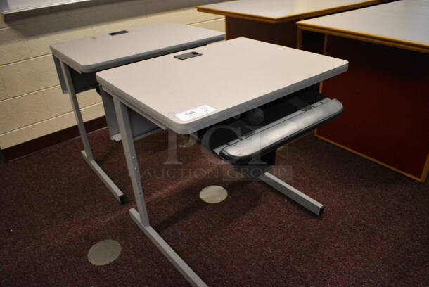 2 Computer Desks. 29.5x28x29. 2 Times Your Bid! (John N. Hall Tech - Room 101) - Image 4 of 4