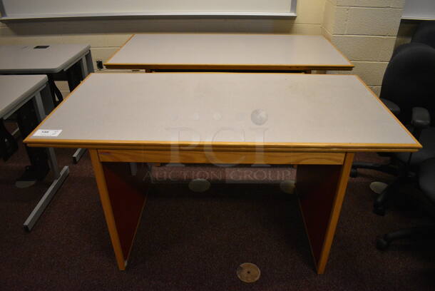 2 Tables. 59x30x31. 2 Times Your Bid! (John N. Hall Tech - Room 101)