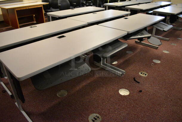 5 Computer Desks. 59.5x28x29. 5 Times Your Bid! (John N. Hall Tech - Room 101) - Image 3 of 3