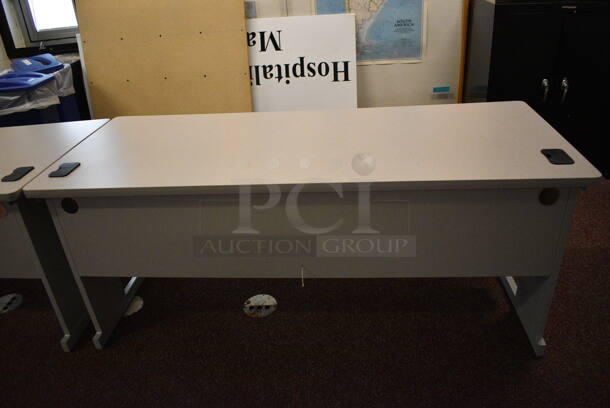 2 Computer Desks. 72x32x29. 2 Times Your Bid! (John N. Hall Tech - Room 101) - Image 2 of 3
