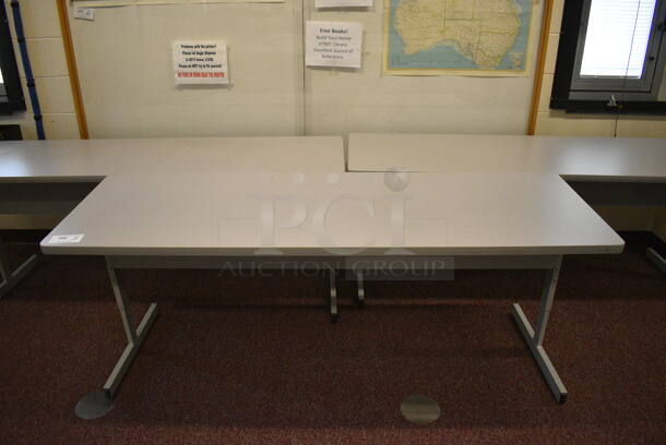 3 Tables. 72x24x28. 3 Times Your Bid! (John N. Hall Tech - Room 101)