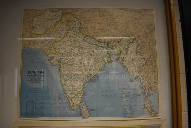 ALL ONE MONEY! Lot of 3 Various Maps; The World, South Asia and Australia. Does Not Include Case. Includes 30x23. (John N. Hall Tech - Room 101) - Image 3 of 4