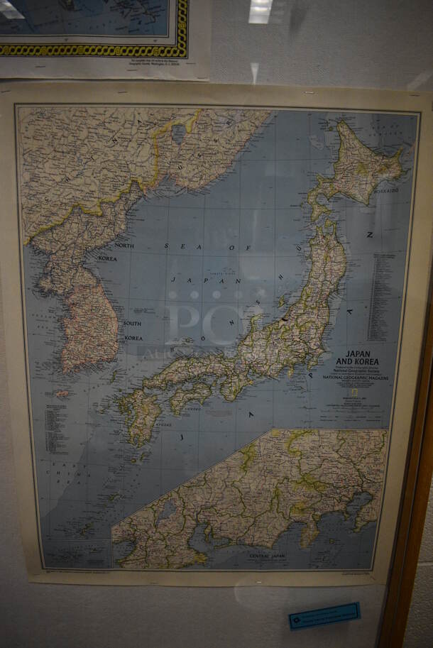 ALL ONE MONEY! Lot of 4 Various Maps; The United States, China, North America and Japan/Korea. Does Not Include Case. Includes 68x48. (John N. Hall Tech - Room 101) - Image 2 of 5
