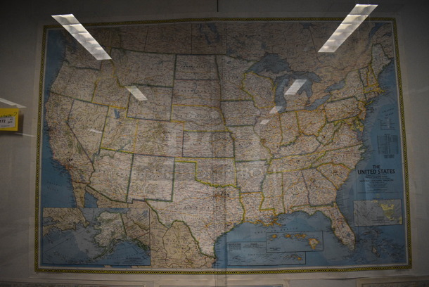 ALL ONE MONEY! Lot of 4 Various Maps; The United States, China, North America and Japan/Korea. Does Not Include Case. Includes 68x48. (John N. Hall Tech - Room 101) - Image 5 of 5