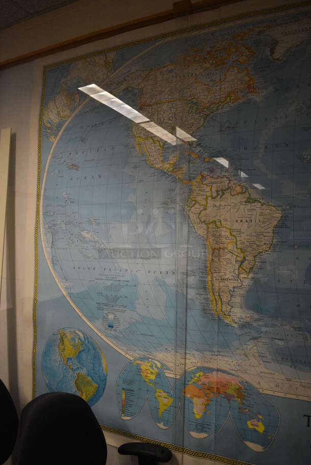 ALL ONE MONEY! Lot of The World Map. Does Not Come w/ Case. 80x76. (John N. Hall Tech - Room 101) - Image 4 of 6