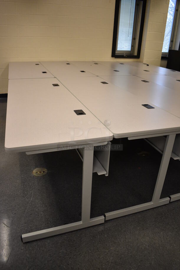 5 Computer Desks. 71.5x23.5x29. 5 Times Your Bid! (John N. Hall Tech - Room 102) - Image 3 of 3