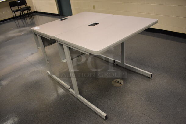 2 Computer Desks. 35.5x23.5x29. 2 Times Your Bid! (John N. Hall Tech - Room 102) - Image 2 of 3