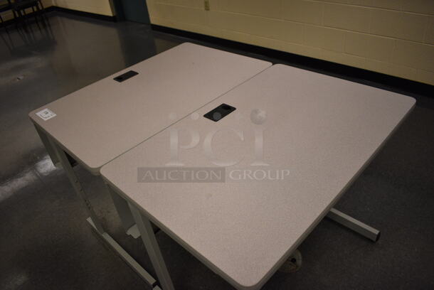 2 Computer Desks. 35.5x23.5x29. 2 Times Your Bid! (John N. Hall Tech - Room 102) - Image 3 of 3