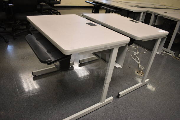 2 Computer Desks. 35.5x28x29. 2 Times Your Bid! (John N. Hall Tech - Room 104) - Image 2 of 4