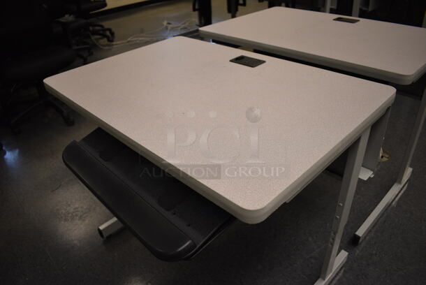 2 Computer Desks. 35.5x28x29. 2 Times Your Bid! (John N. Hall Tech - Room 104) - Image 3 of 4
