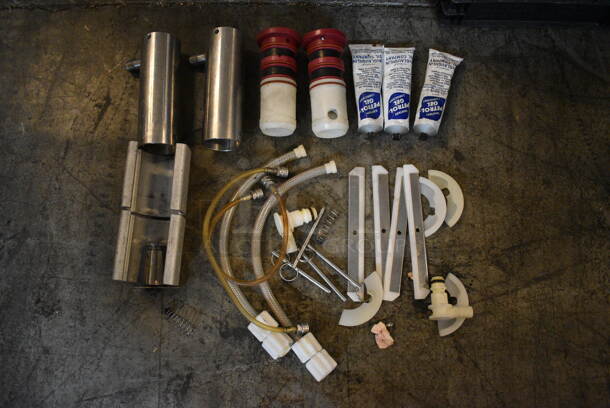 ALL ONE MONEY! Lot of Various Ice Cream Machine Parts and Pieces!