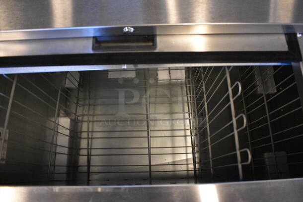 BRAND NEW! 2014 Micro Matic Model MDW-95S Stainless Steel Commercial Back Bar Cooler w/ 3 Sliding Lids. 115 Volts, 1 Phase. 96x26x34. Tested and Working! - Image 4 of 12